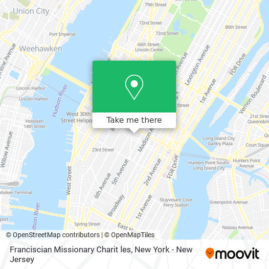 Mapa de Franciscian Missionary Charit les