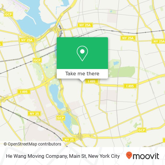 He Wang Moving Company, Main St map