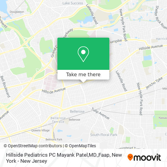 Hillside Pediatrics PC Mayank Patel,MD.,Faap map