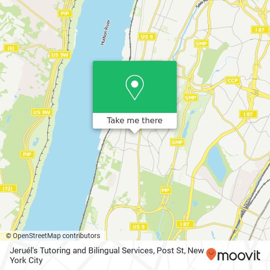 Jeruél's Tutoring and Bilingual Services, Post St map