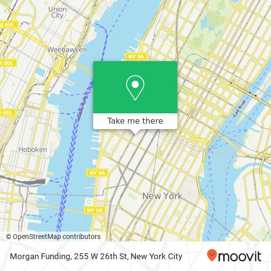 Morgan Funding, 255 W 26th St map