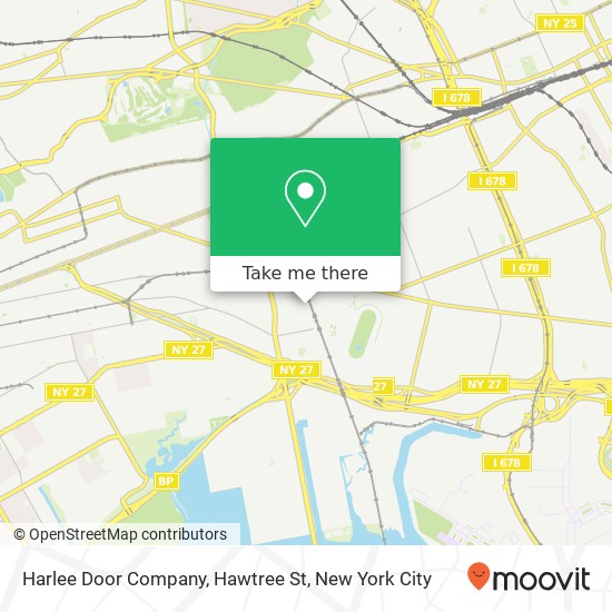 Mapa de Harlee Door Company, Hawtree St