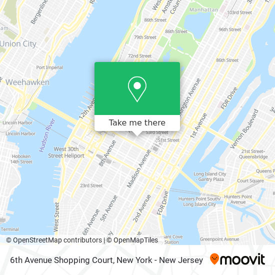 6th Avenue Shopping Court map