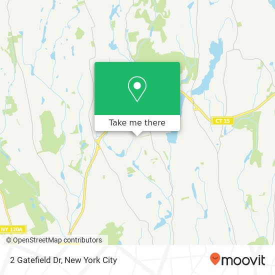 Mapa de 2 Gatefield Dr, Greenwich, CT 06831