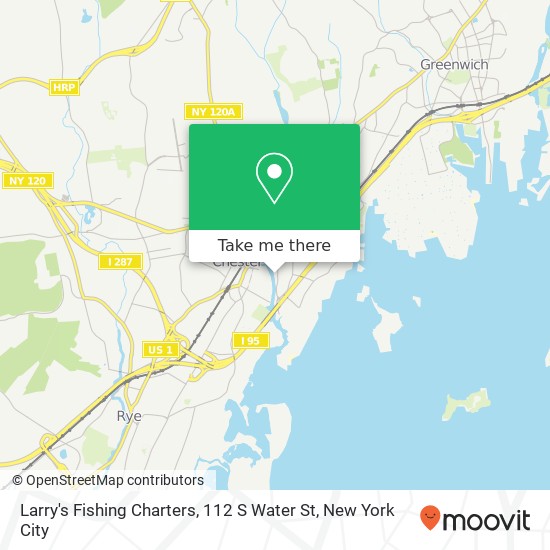 Mapa de Larry's Fishing Charters, 112 S Water St