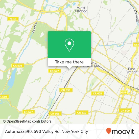 Mapa de Automaxx590, 590 Valley Rd