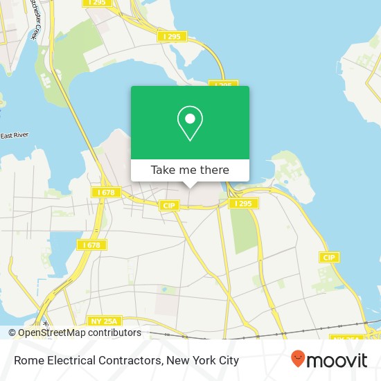 Rome Electrical Contractors map