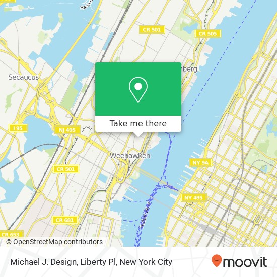 Mapa de Michael J. Design, Liberty Pl