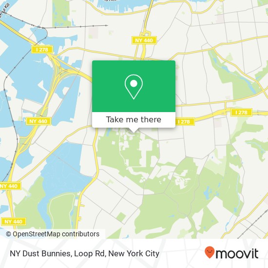 NY Dust Bunnies, Loop Rd map
