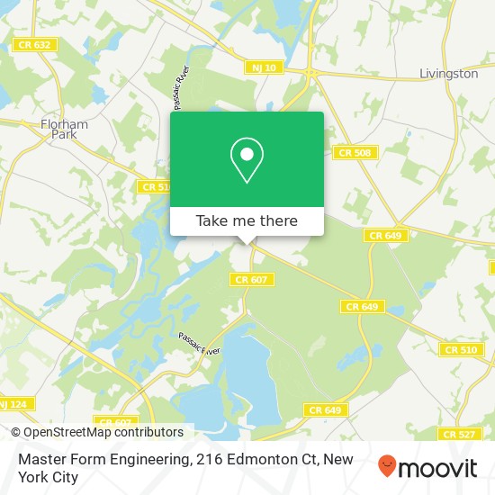 Mapa de Master Form Engineering, 216 Edmonton Ct