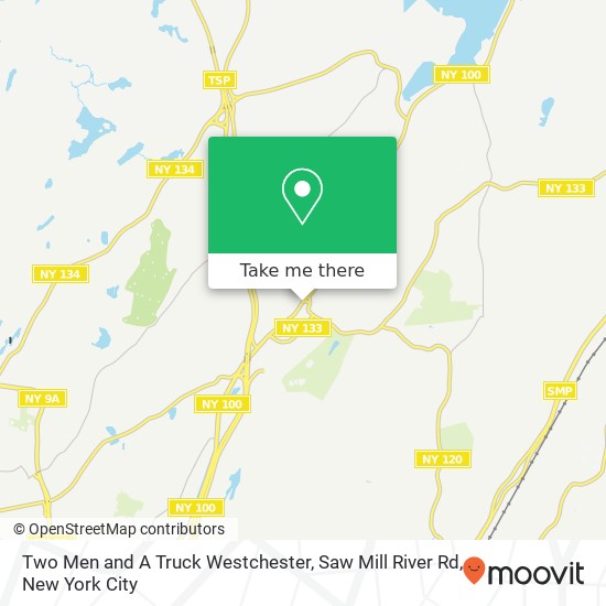Mapa de Two Men and A Truck Westchester, Saw Mill River Rd