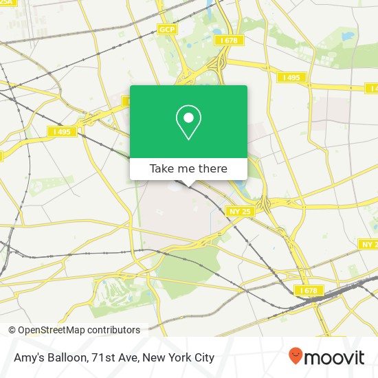 Mapa de Amy's Balloon, 71st Ave