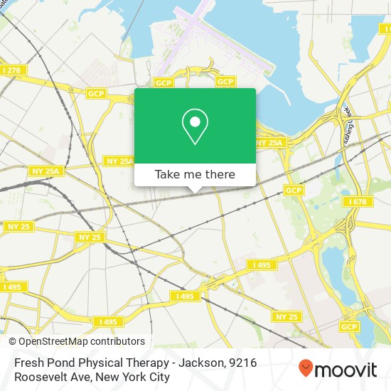 Fresh Pond Physical Therapy - Jackson, 9216 Roosevelt Ave map