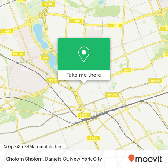 Mapa de Sholom Sholom, Daniels St