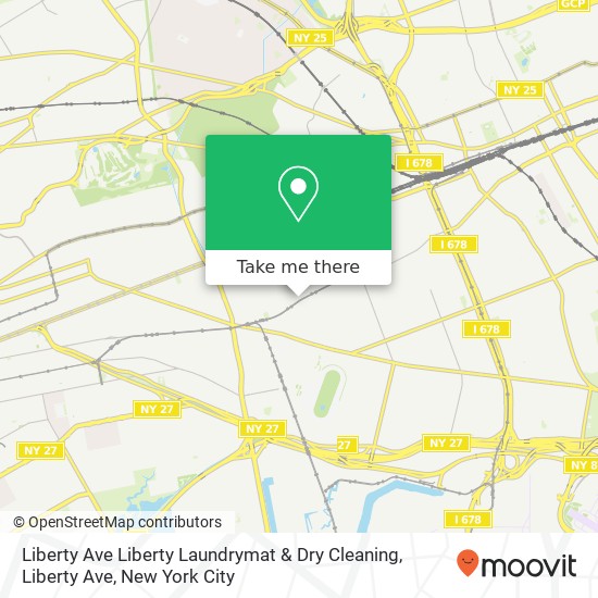 Mapa de Liberty Ave Liberty Laundrymat & Dry Cleaning, Liberty Ave