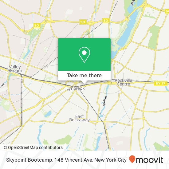 Mapa de Skypoint Bootcamp, 148 Vincent Ave
