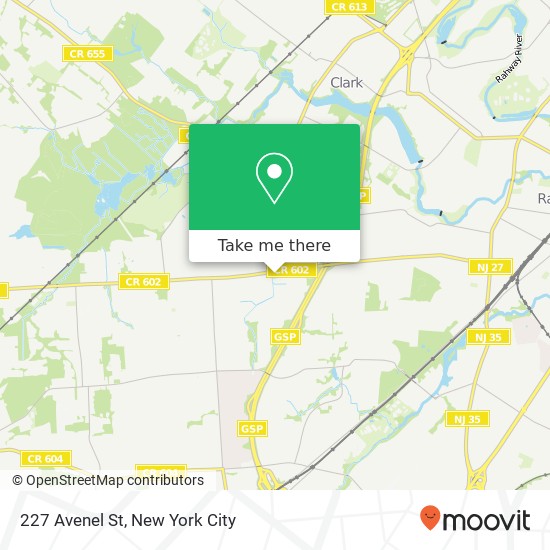 227 Avenel St map
