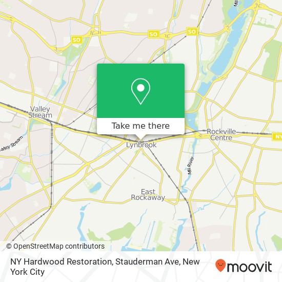 NY Hardwood Restoration, Stauderman Ave map