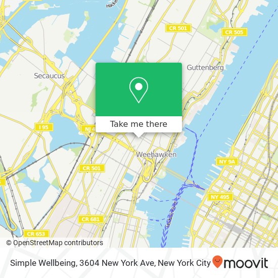 Simple Wellbeing, 3604 New York Ave map