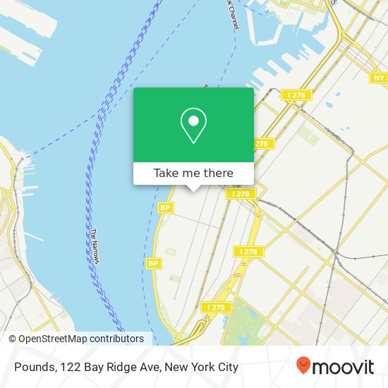 Mapa de Pounds, 122 Bay Ridge Ave