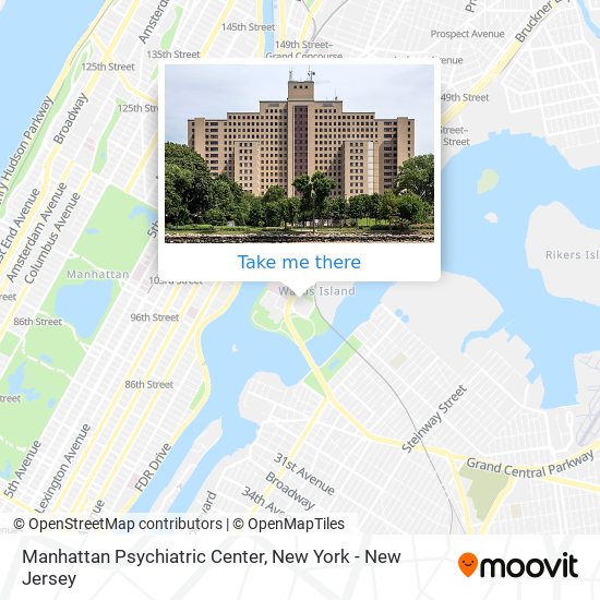 Manhattan Psychiatric Center map