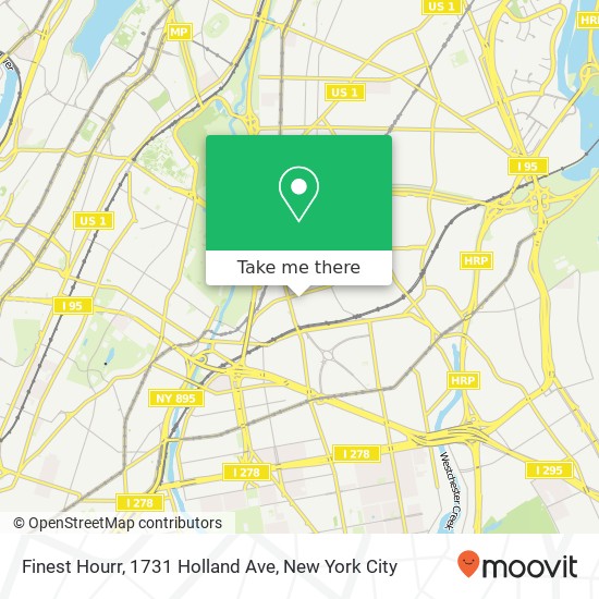 Mapa de Finest Hourr, 1731 Holland Ave