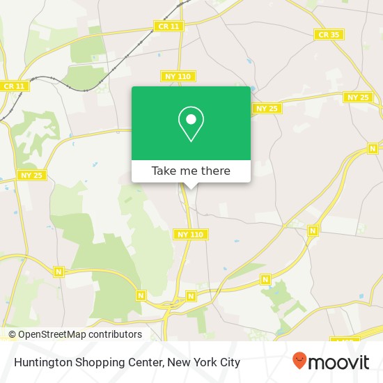 Mapa de Huntington Shopping Center