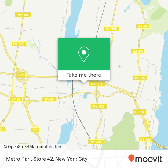 Mapa de Metro Park Store 42