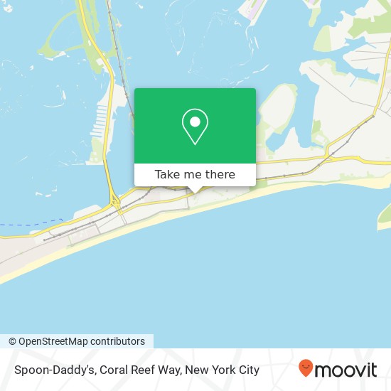 Spoon-Daddy's, Coral Reef Way map