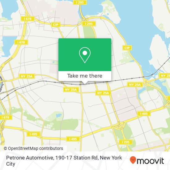 Petrone Automotive, 190-17 Station Rd map