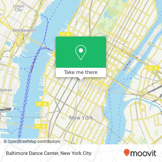 Mapa de Baltimore Dance Center