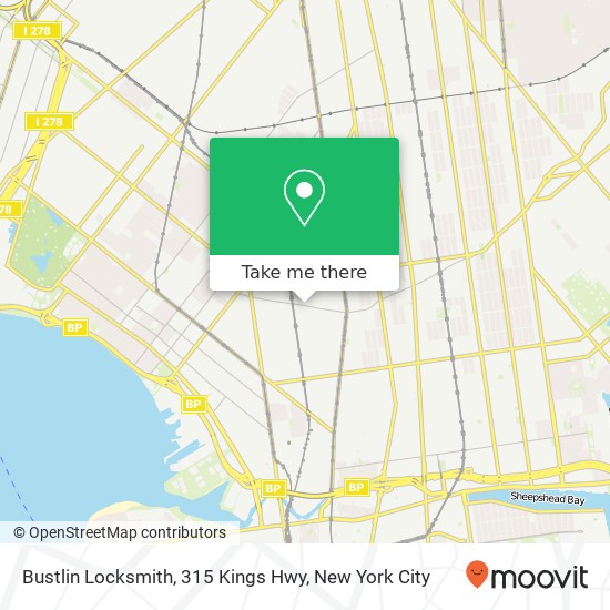 Bustlin Locksmith, 315 Kings Hwy map