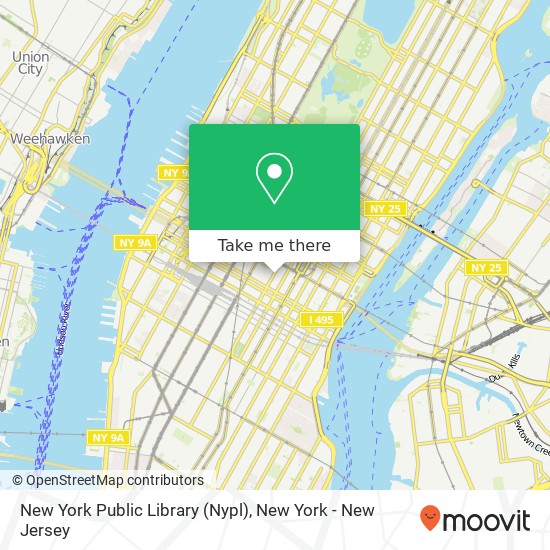 New York Public Library (Nypl) map