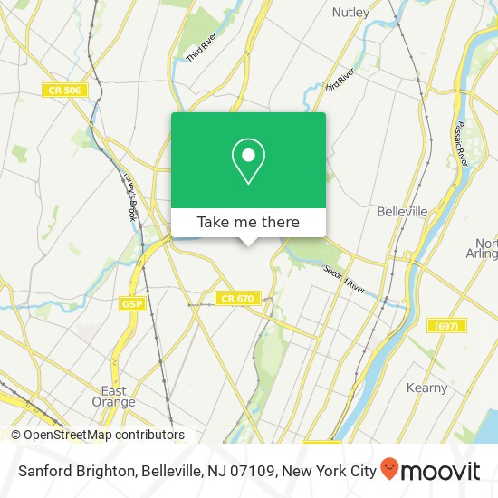 Sanford Brighton, Belleville, NJ 07109 map