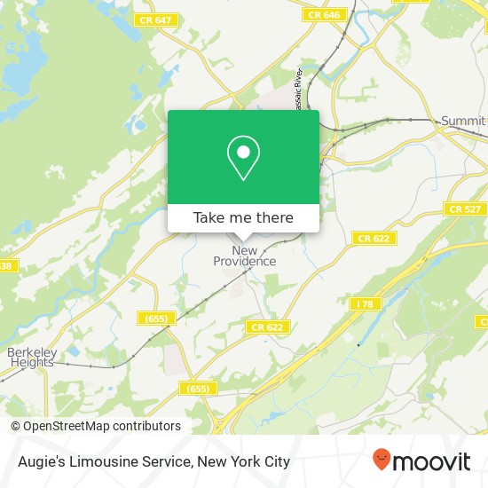 Mapa de Augie's Limousine Service