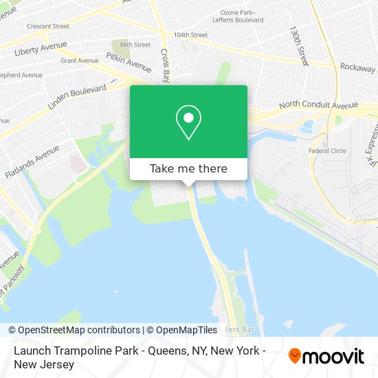 Mapa de Launch Trampoline Park - Queens, NY