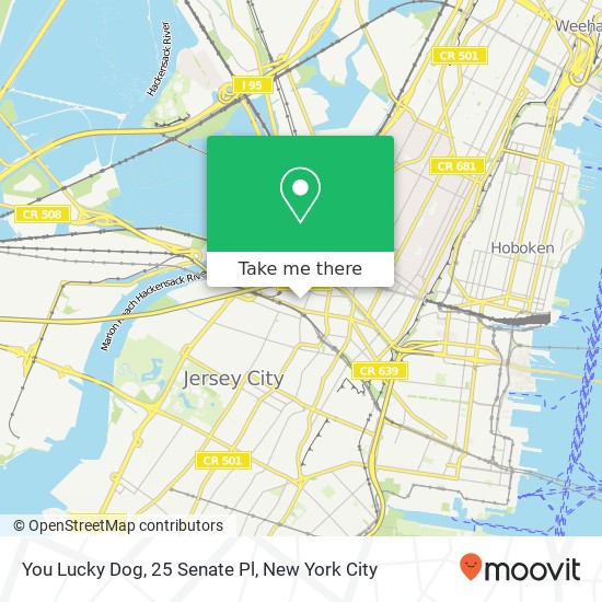 Mapa de You Lucky Dog, 25 Senate Pl