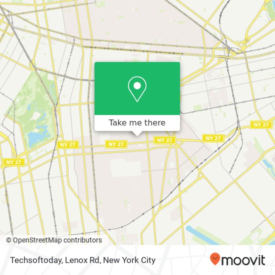 Techsoftoday, Lenox Rd map