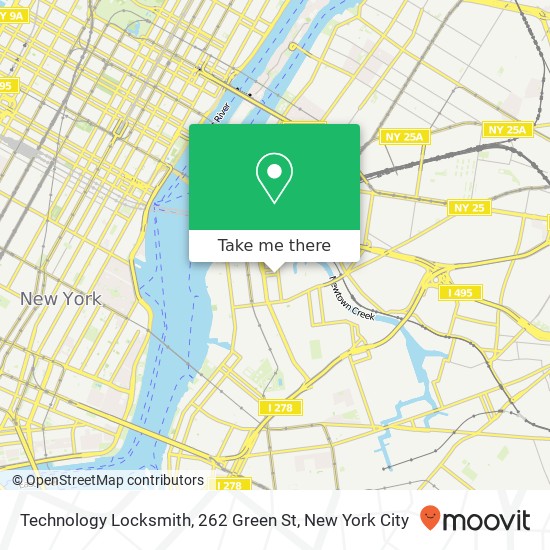 Technology Locksmith, 262 Green St map