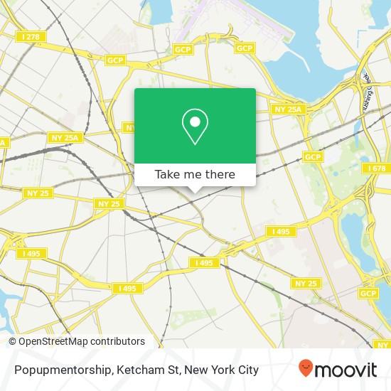 Mapa de Popupmentorship, Ketcham St