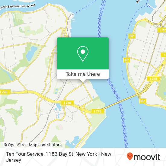 Ten Four Service, 1183 Bay St map