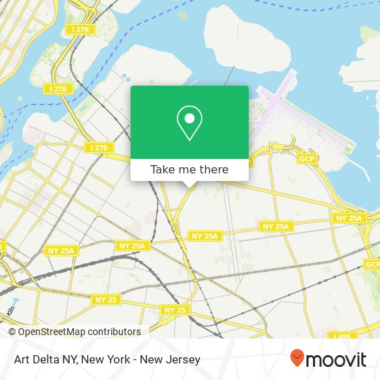 Art Delta NY map