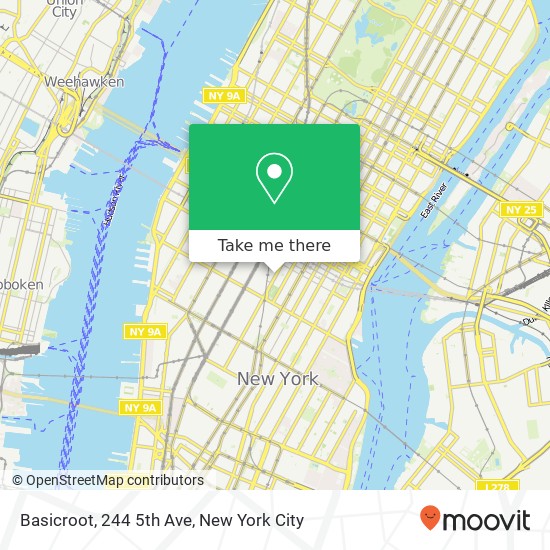 Mapa de Basicroot, 244 5th Ave