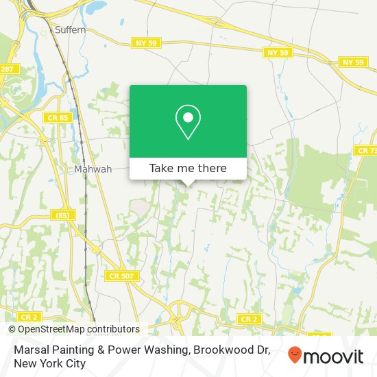 Marsal Painting & Power Washing, Brookwood Dr map