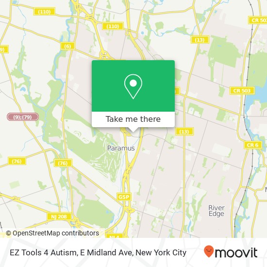 EZ Tools 4 Autism, E Midland Ave map