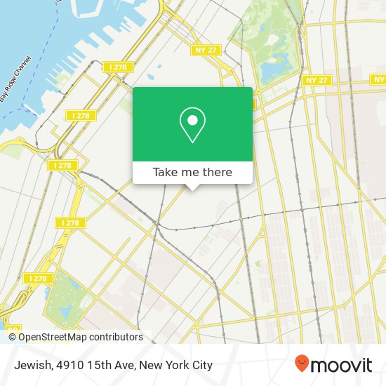 Jewish, 4910 15th Ave map
