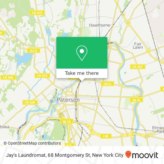 Mapa de Jay's Laundromat, 68 Montgomery St