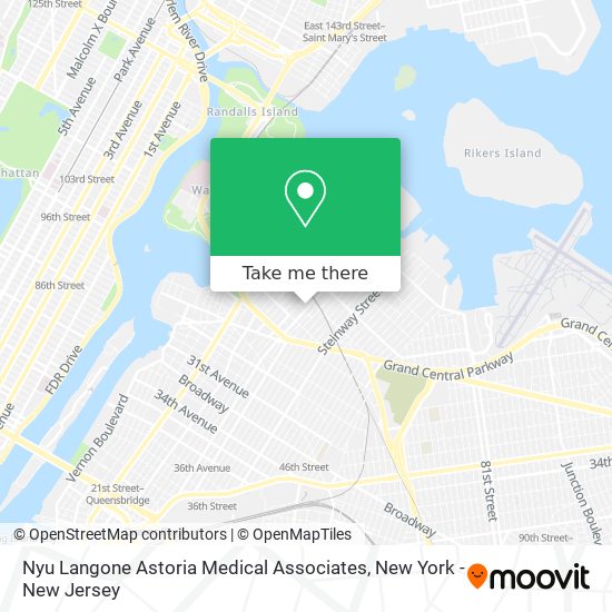 Mapa de Nyu Langone Astoria Medical Associates