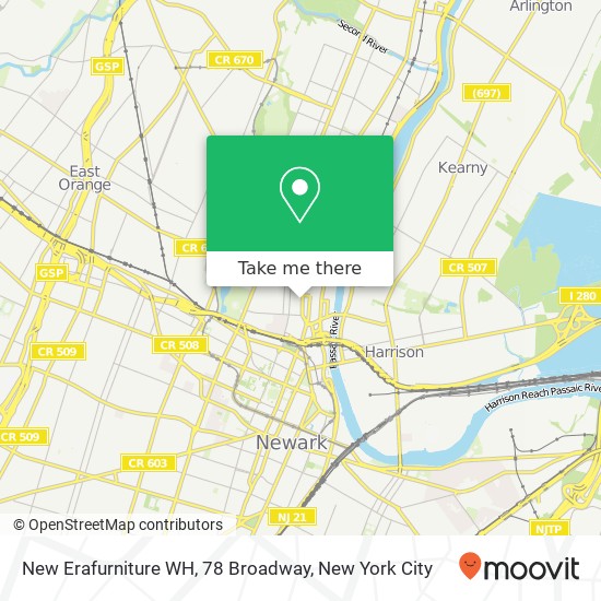 New Erafurniture WH, 78 Broadway map