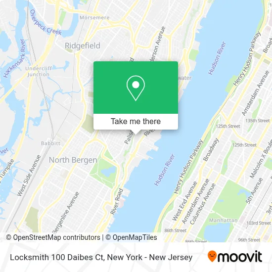 Locksmith 100 Daibes Ct map